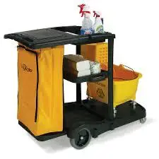 Janitor Cart with Lid