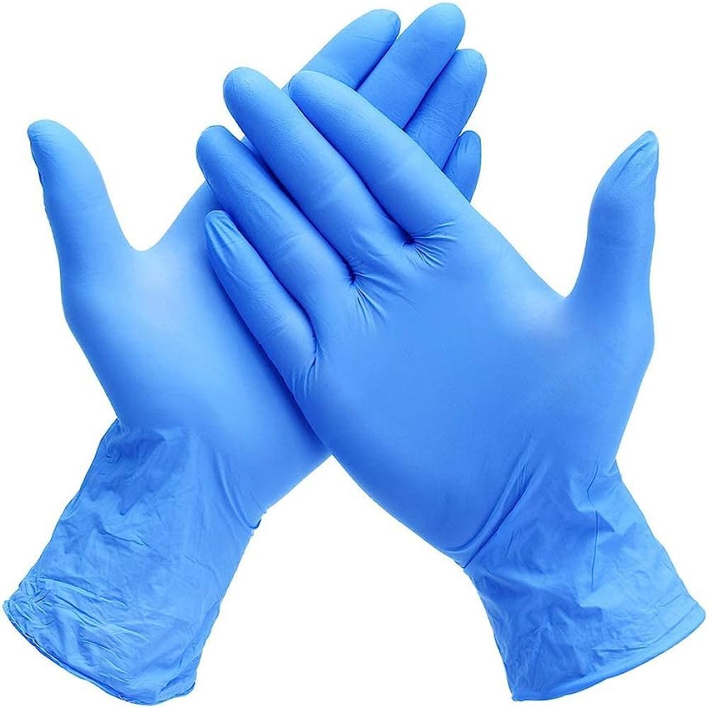 Disposable hand gloves